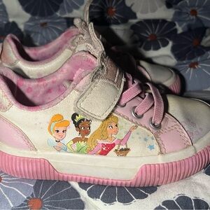 Disney Princess Shoes Sneakers - Pink and White